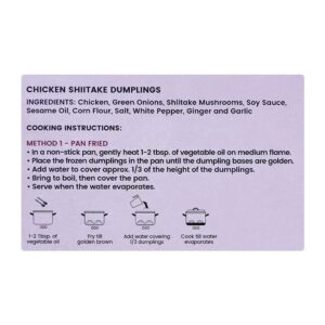 Dimplin Chicken Shitake Dumplings With Chilli Oil and Soy Dip, 12-Pack - Image 5