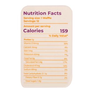 The Waffle Witch Brussels Waffles, Sugar-Free,12-Pack - Image 3