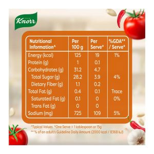 Knorr Chilli Garlic Sauce Pouch 800g - Image 5