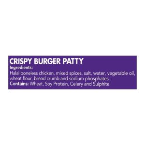 Sabroso Crispy Burger Patty, 12 Pieces, Chicken, 1000g - Image 4