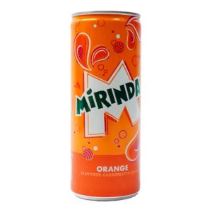 MIRINDA SLIM TIN 250 ML - Image 1